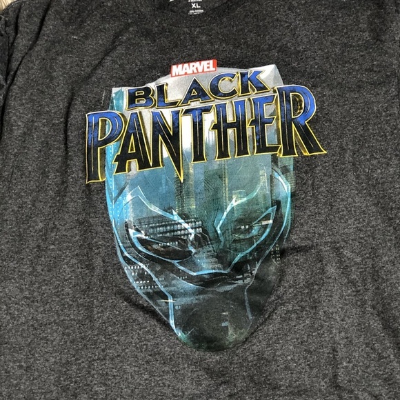 BLACK Panther marvel graphic T-shirt - Picture 7 of 8